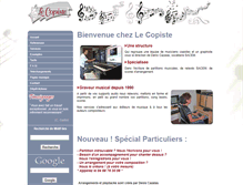Tablet Screenshot of lecopiste.com